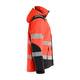 BLÅKLÄDER Highvis softshell-takki kevyesti topattu huomiopun./musta